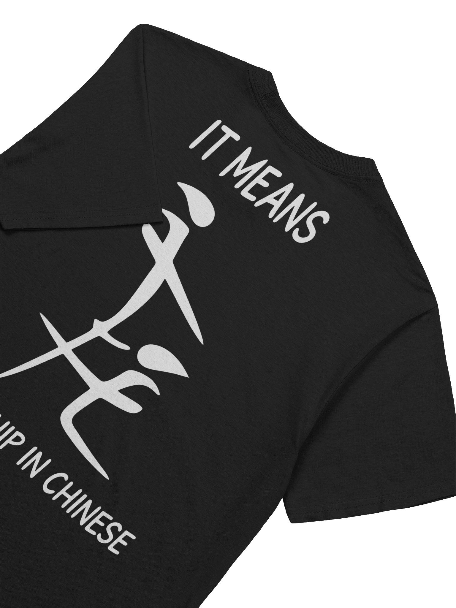 Riding High Unisex T-Shirt Back & Front Print - This Means Friendship In Chinese THE ORIGINAL product image (65)