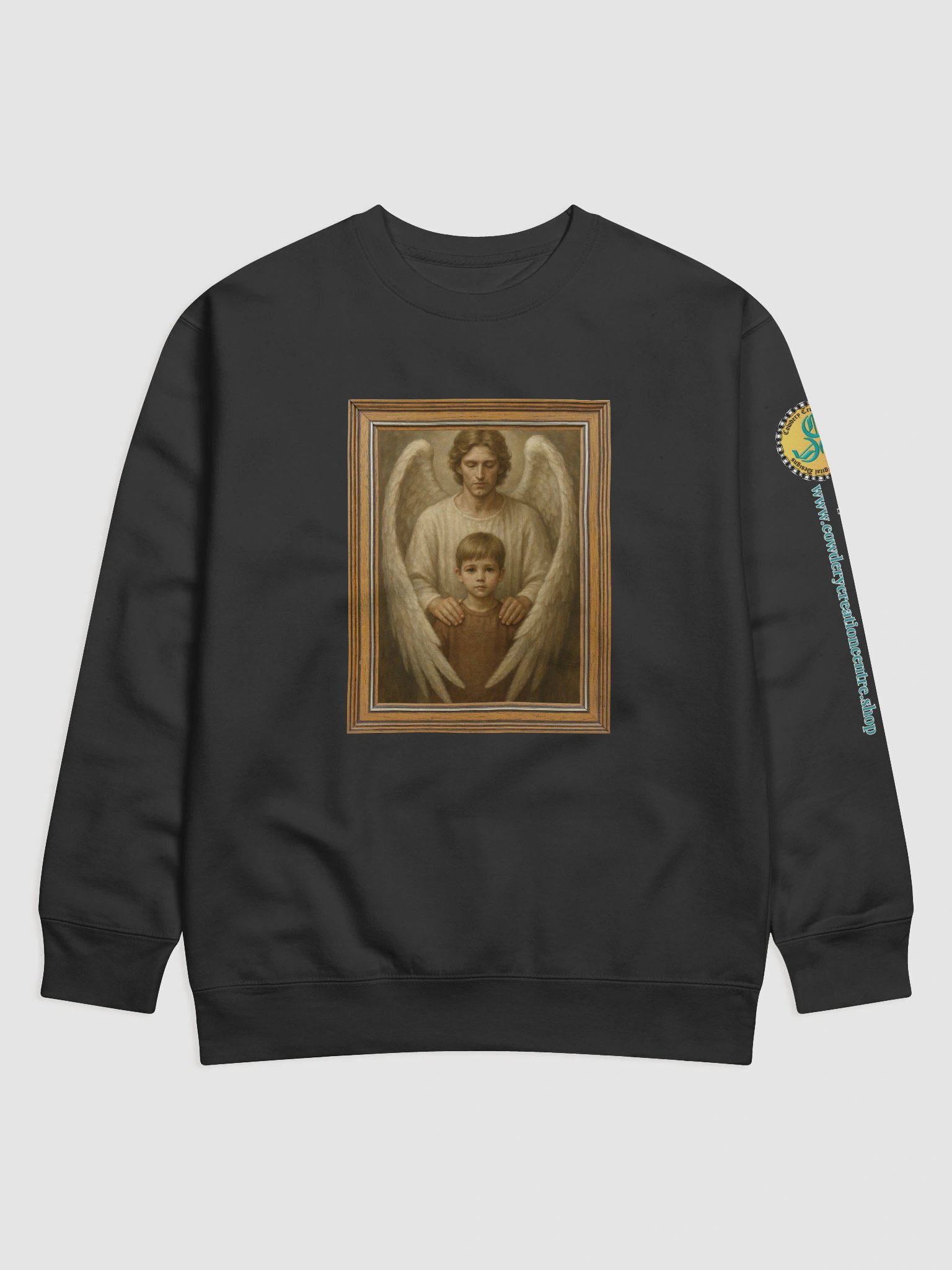 Angels Watch Over Them (Male) Cotton Heritage Premium Sweatshirt product image (15)