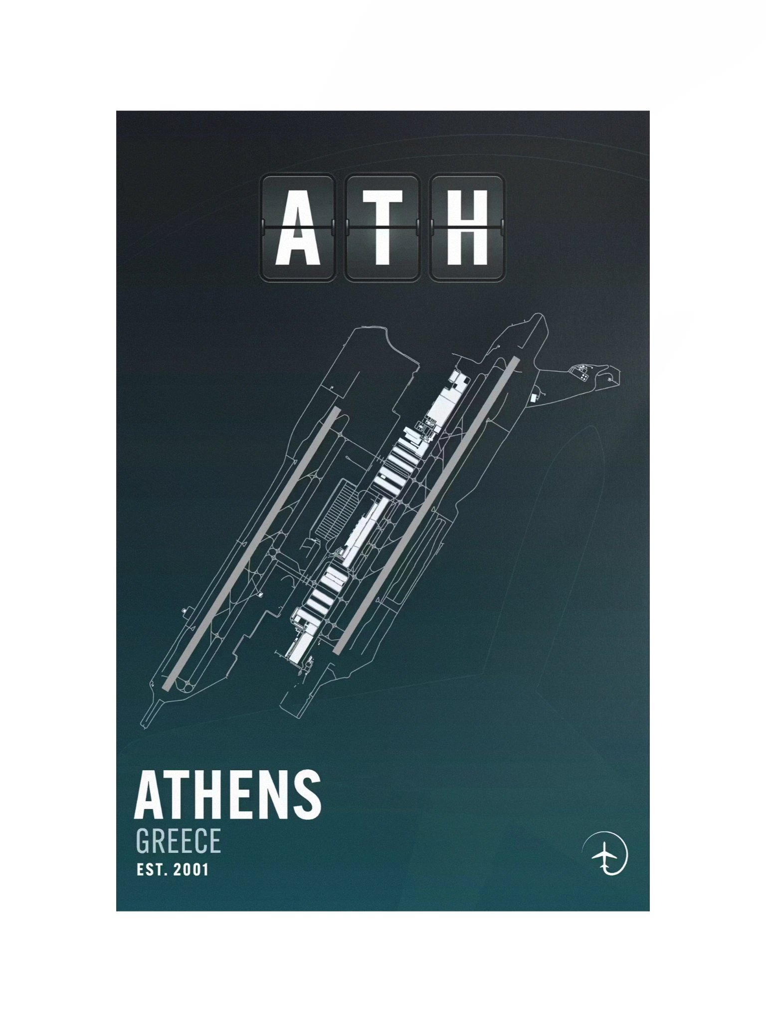 Athens ATH Poster product image (1)