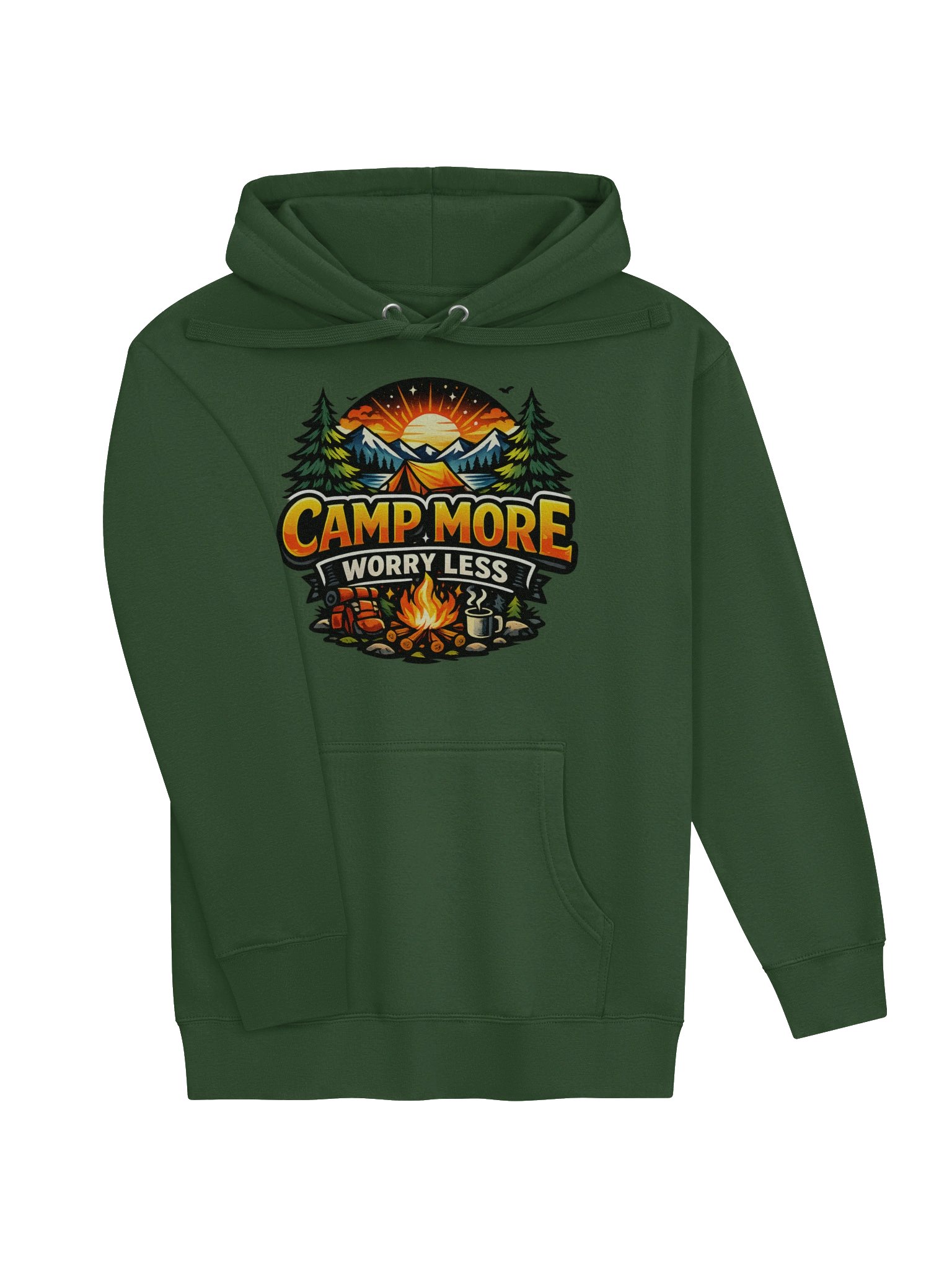 Camp More, Worry Less Hoodie product image (11)