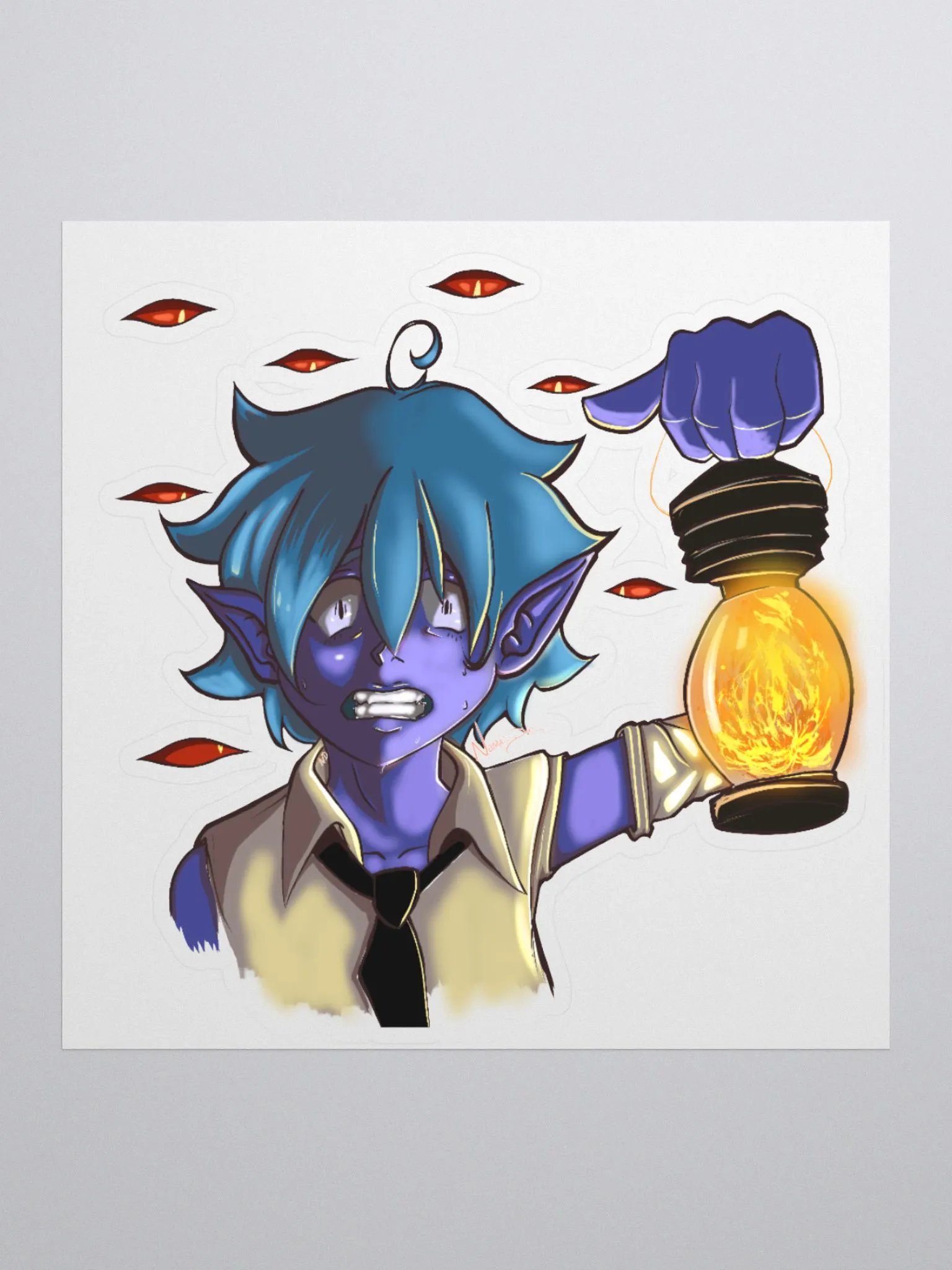 Doe VS The Spookiness! Sticker product image (1)
