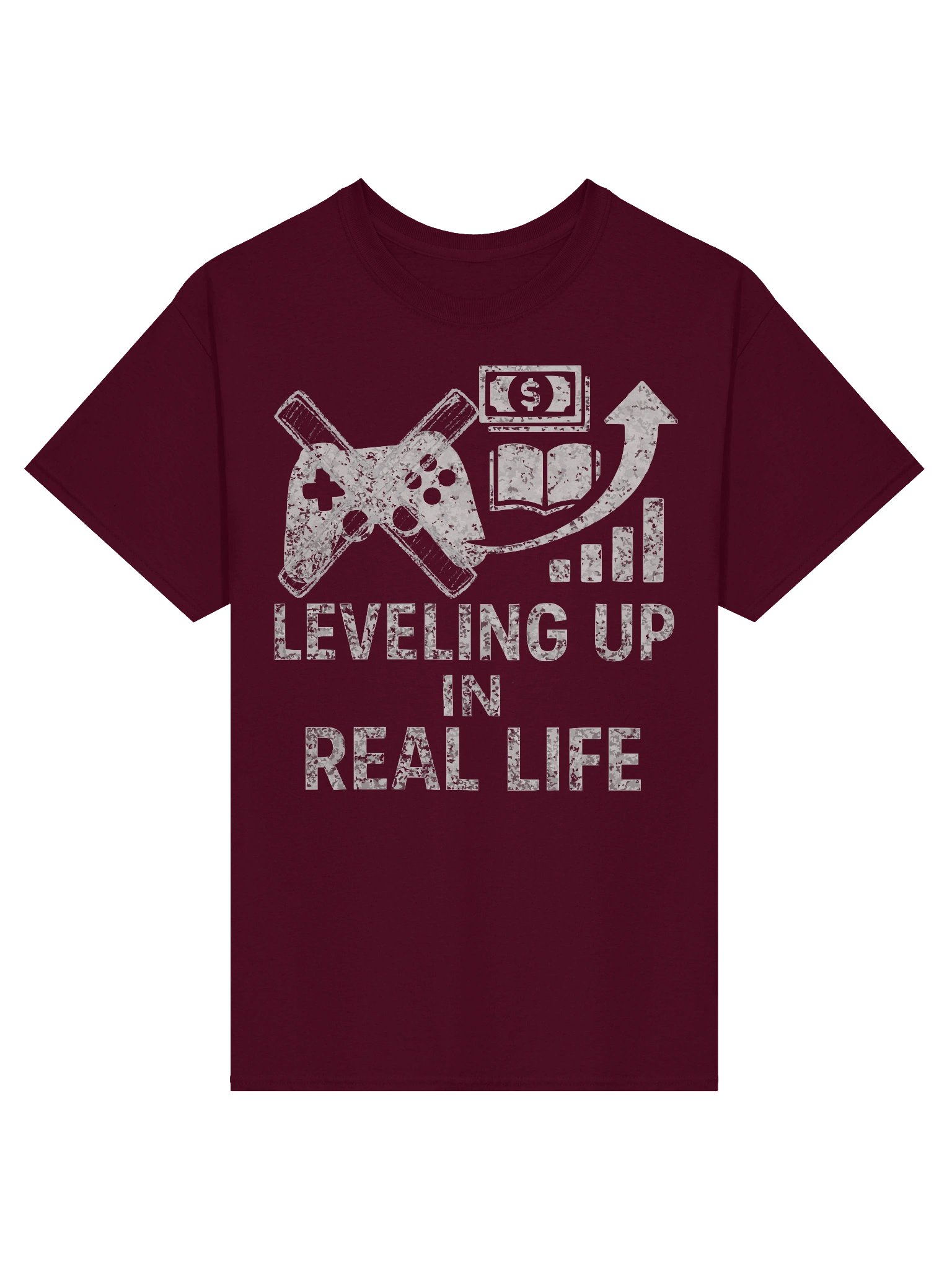 Leveling Up In Real Life - Gamer Motivation T-shirt product image (1)