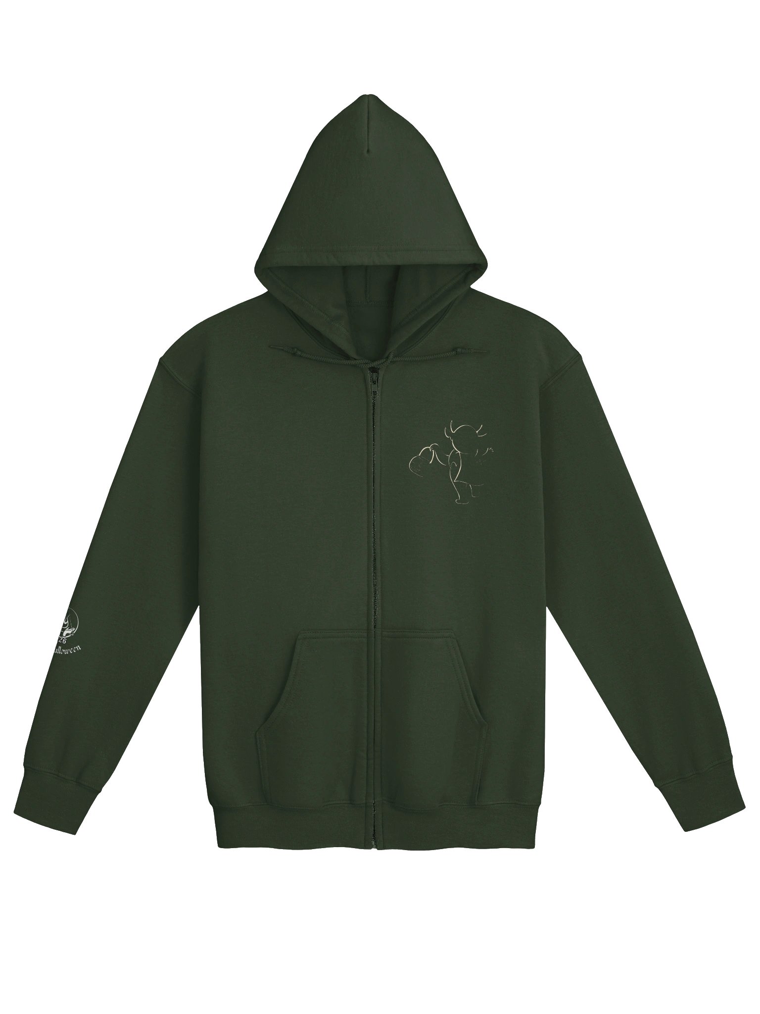 Cryptid On Your Corner Zip Hoodie product image (13)