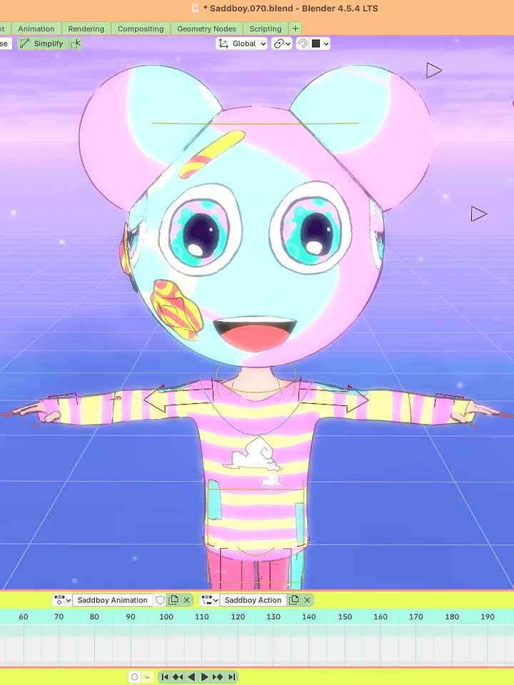 Saddboy Blender Rig product image (1)