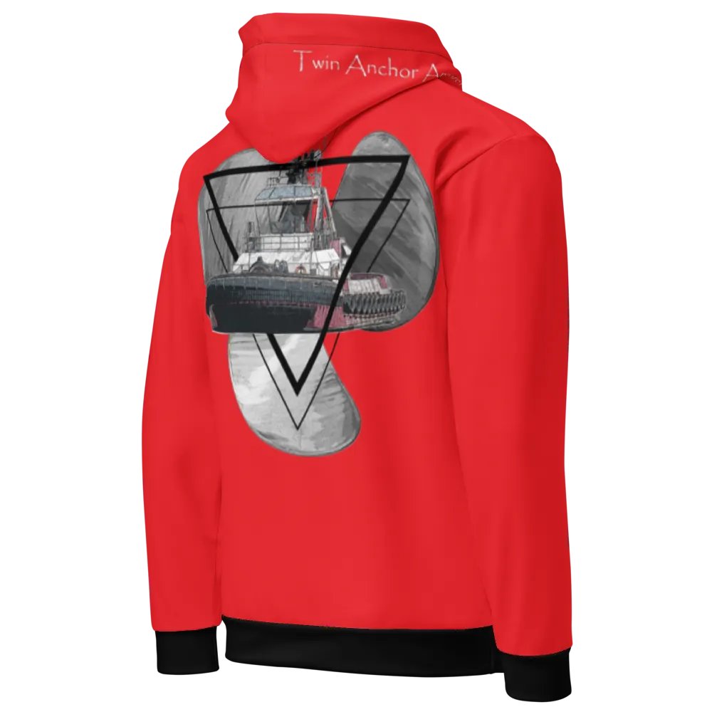 3 Prop - T & Tug Athena (Red) – Performance Marine Wear | Twin Anchor Apparel North Current Line product image (8)