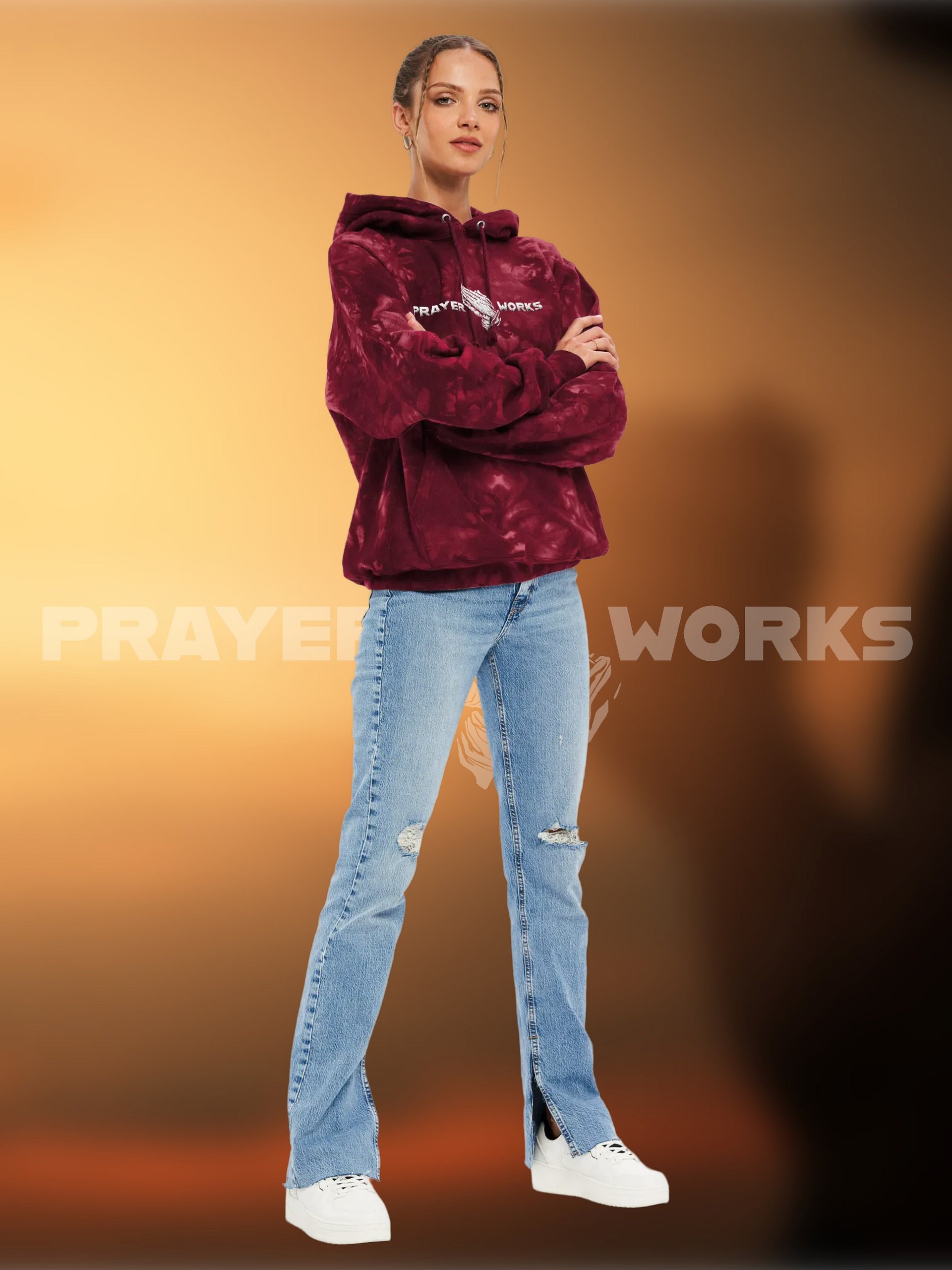 Prayer Works Collection - Champion Tie-Dye Hoodie product image (6)