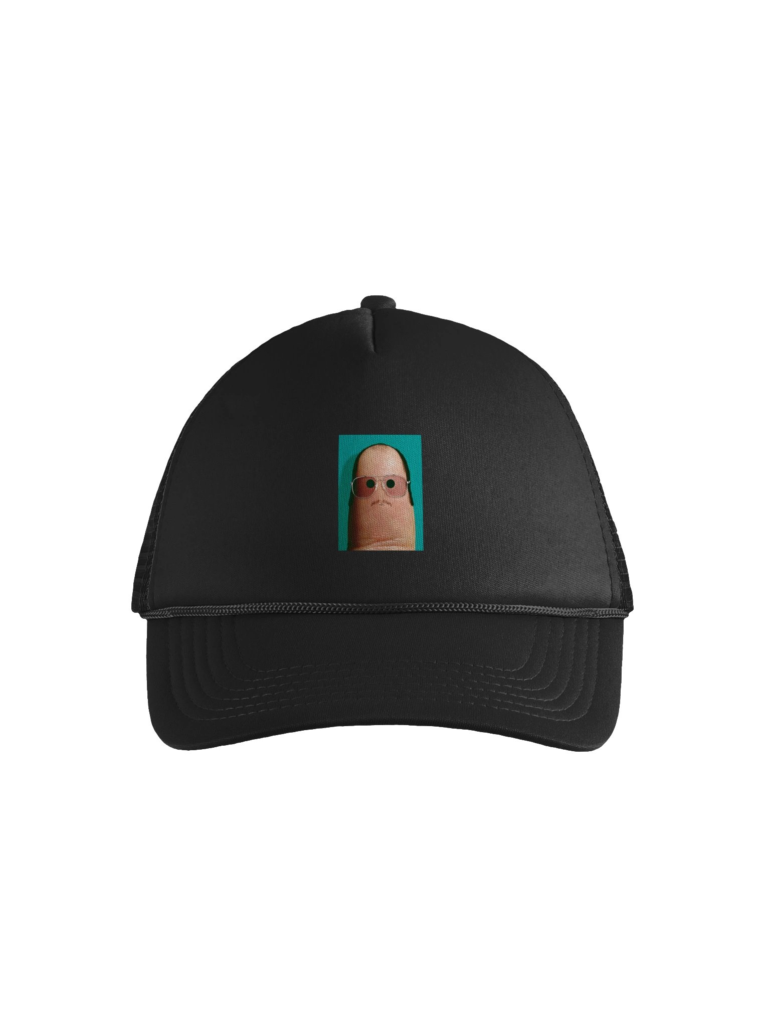 Fingertip Face Foam Trucker Hat product image (2)