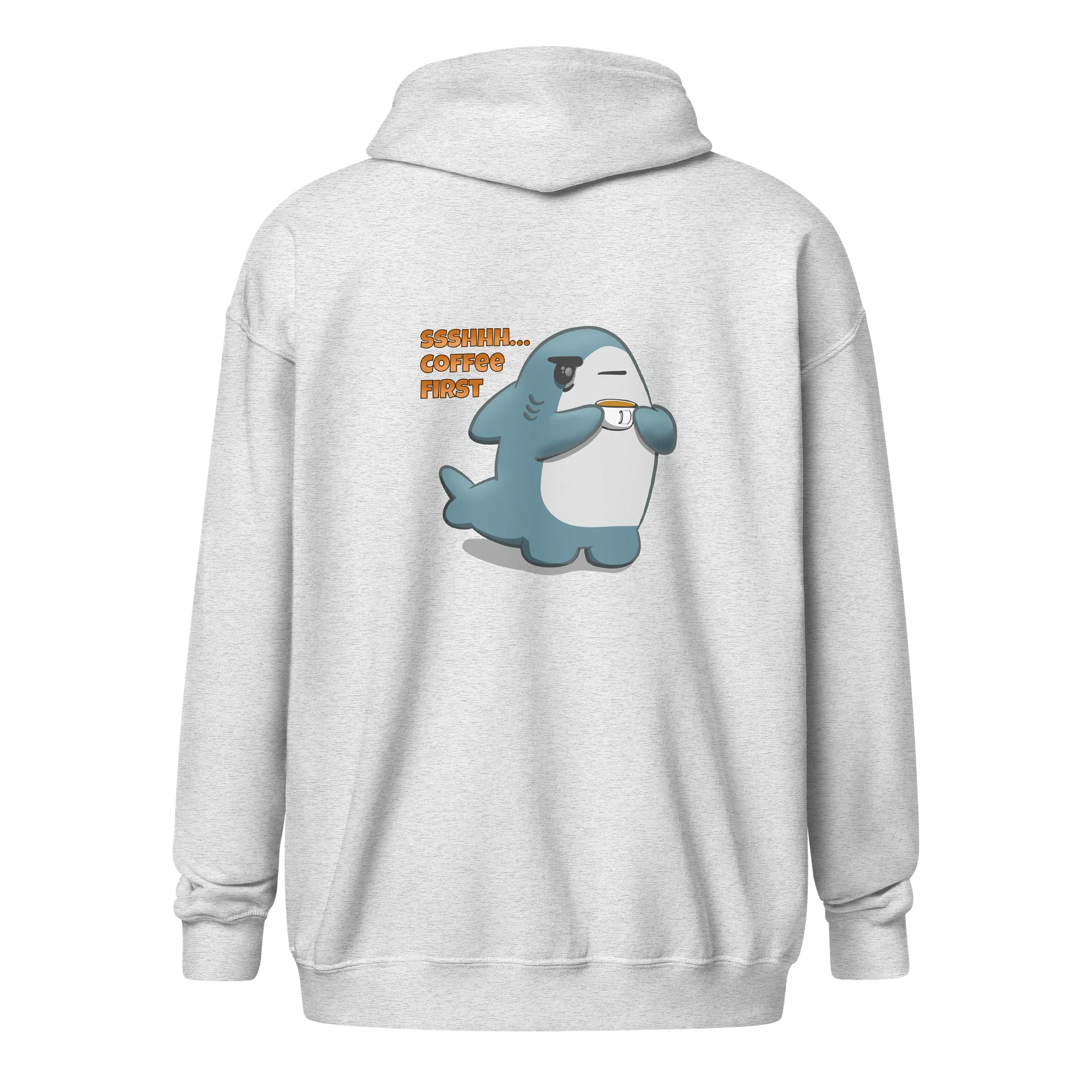 Ssshhh… coffee first - zip up product image (1)