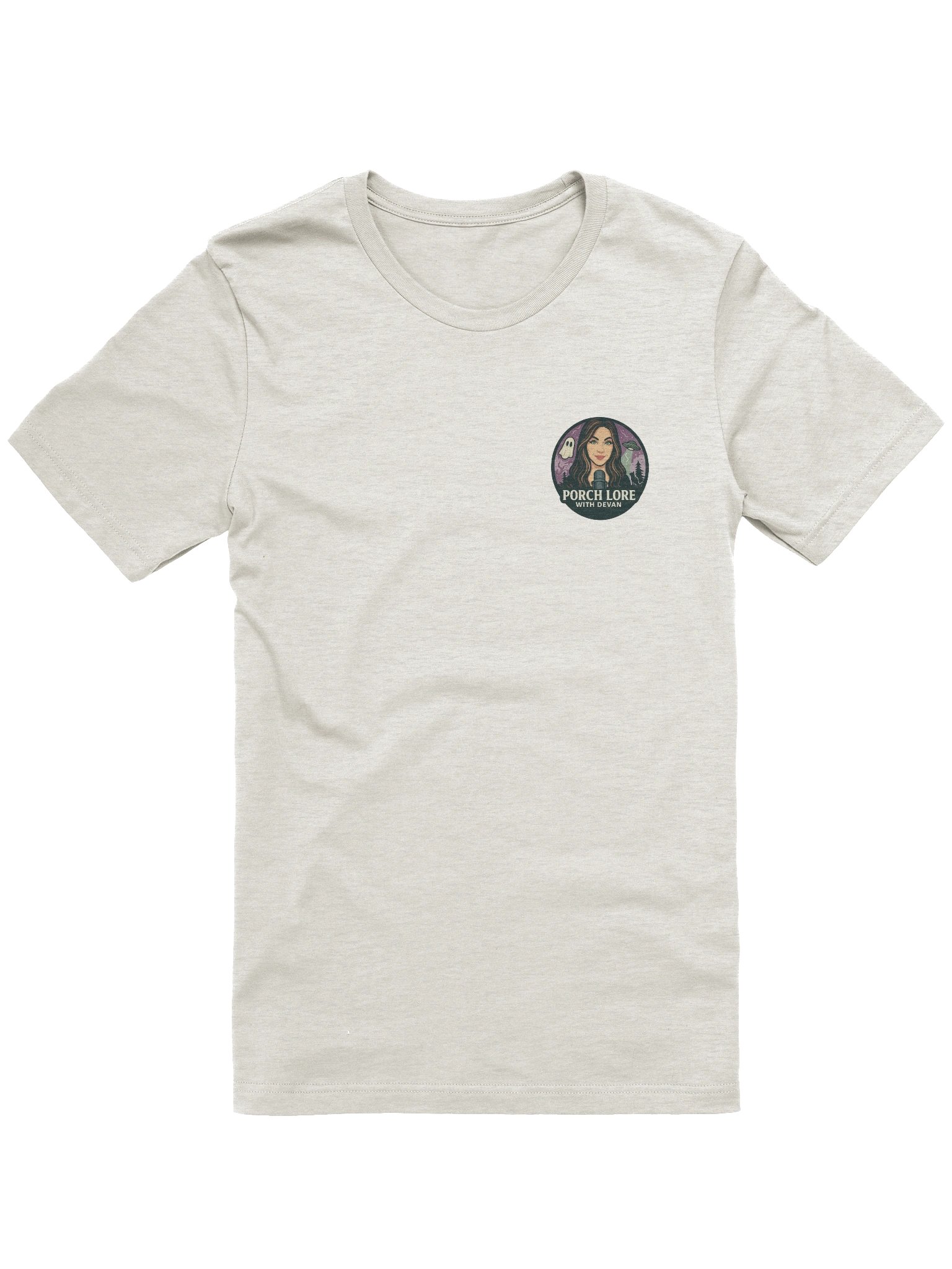 CRYPTID MOON W/ FRONT LOGO SUPER SOFT T-SHIRT (HEATHERED COLORS PT.2) product image (2)