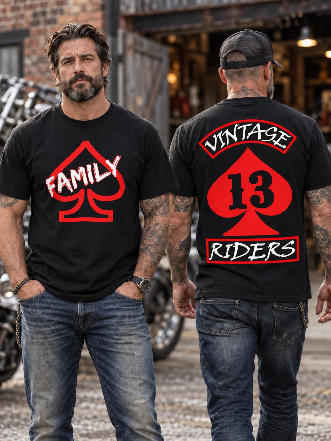 Family + Vintage Riders 13 — Gildan Heavyweight Tee product image (1)