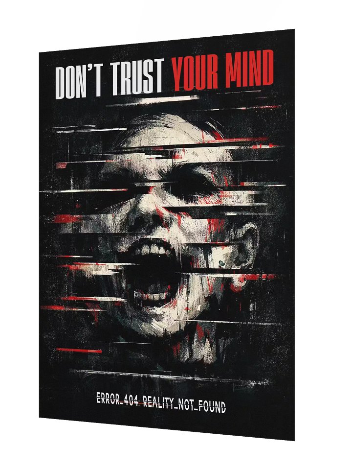 Don’t Trust Your Mind Horror Wall Art product image (2)
