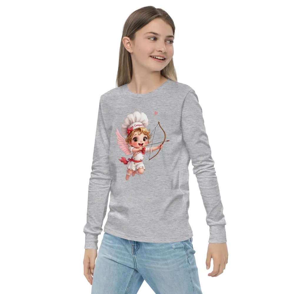 Love Conquers Cherub Youth Long Sleeve Tee product image (21)