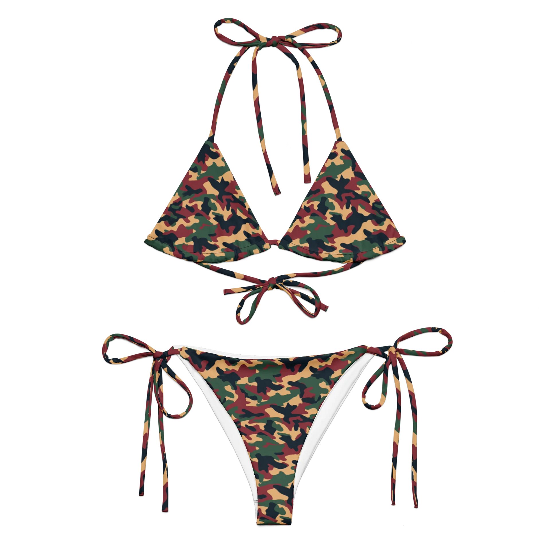 Autumn Camo Print Bikini Set product image (1)