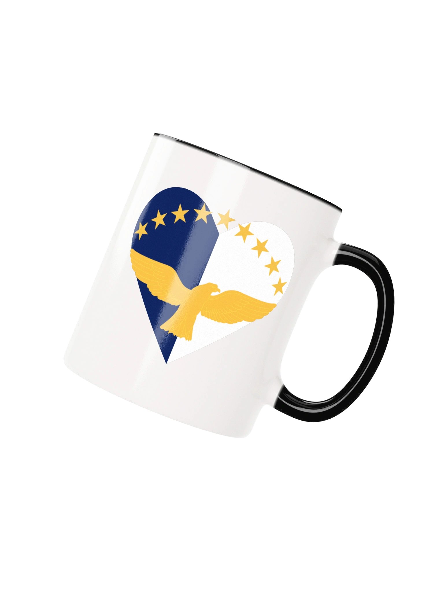 mais fica curly (azores) flag heart mug product image (29)