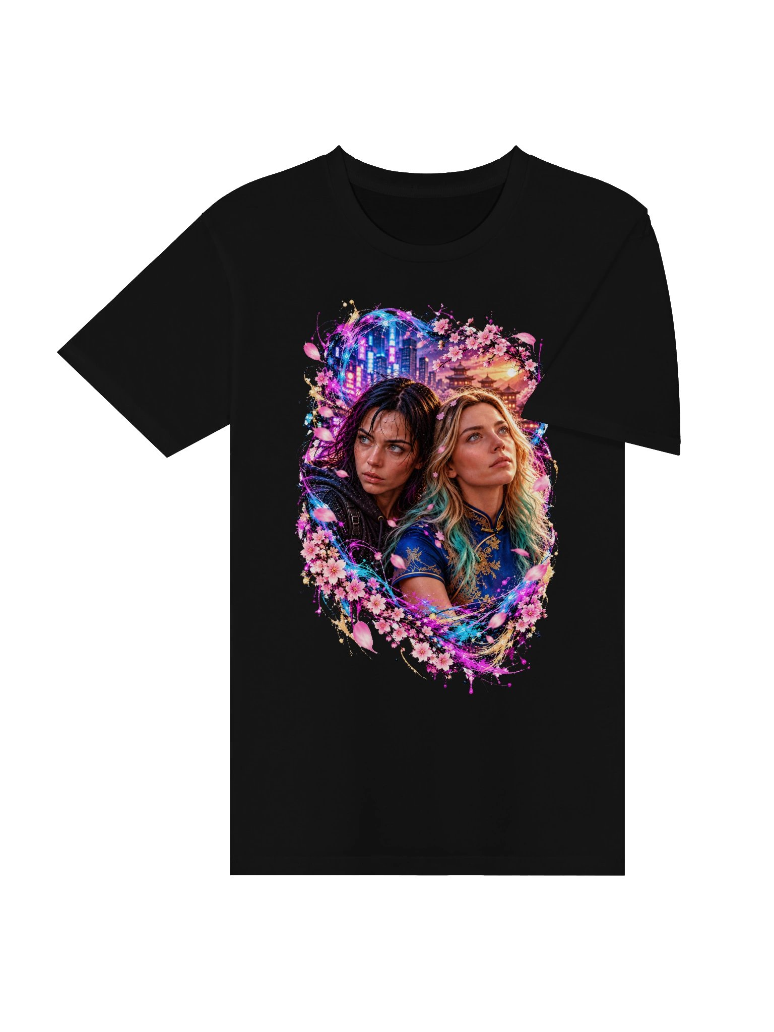 Defiance & Serenity. Two Worlds, One Heartbeat: Unisex Premium Tee product image (20)
