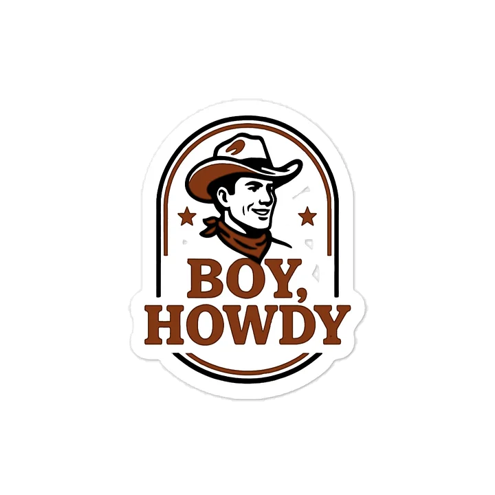 Boy Howdy Vinyl Decal product image (1)