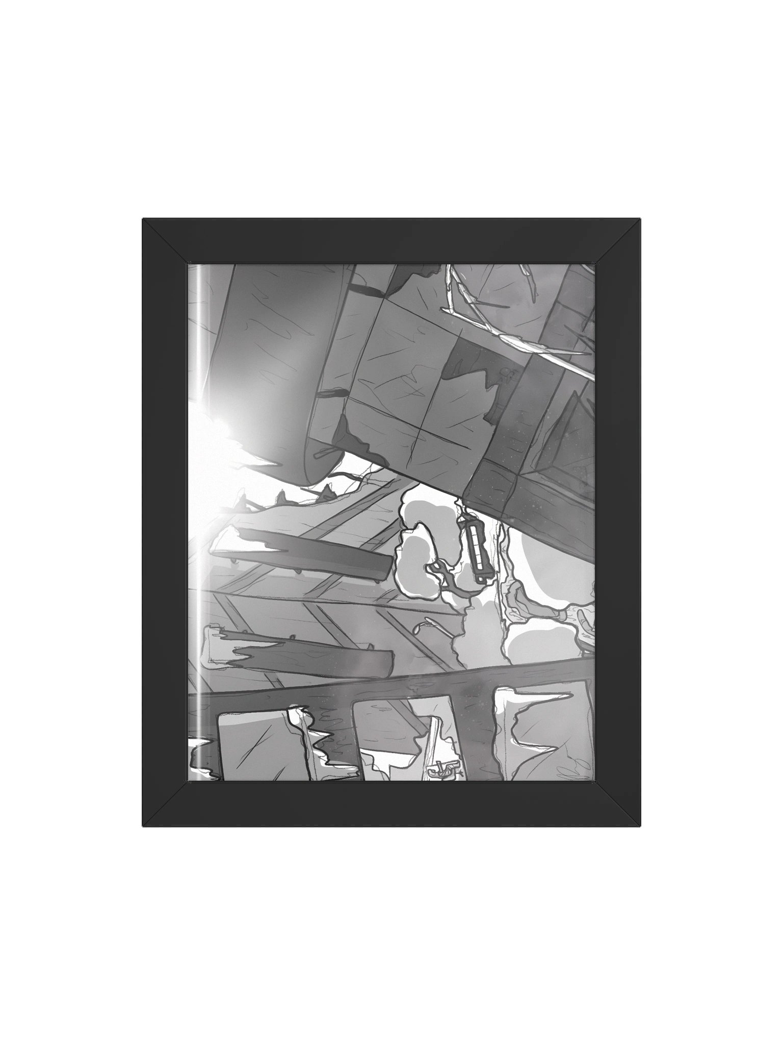Silence — Framed Print product image (28)