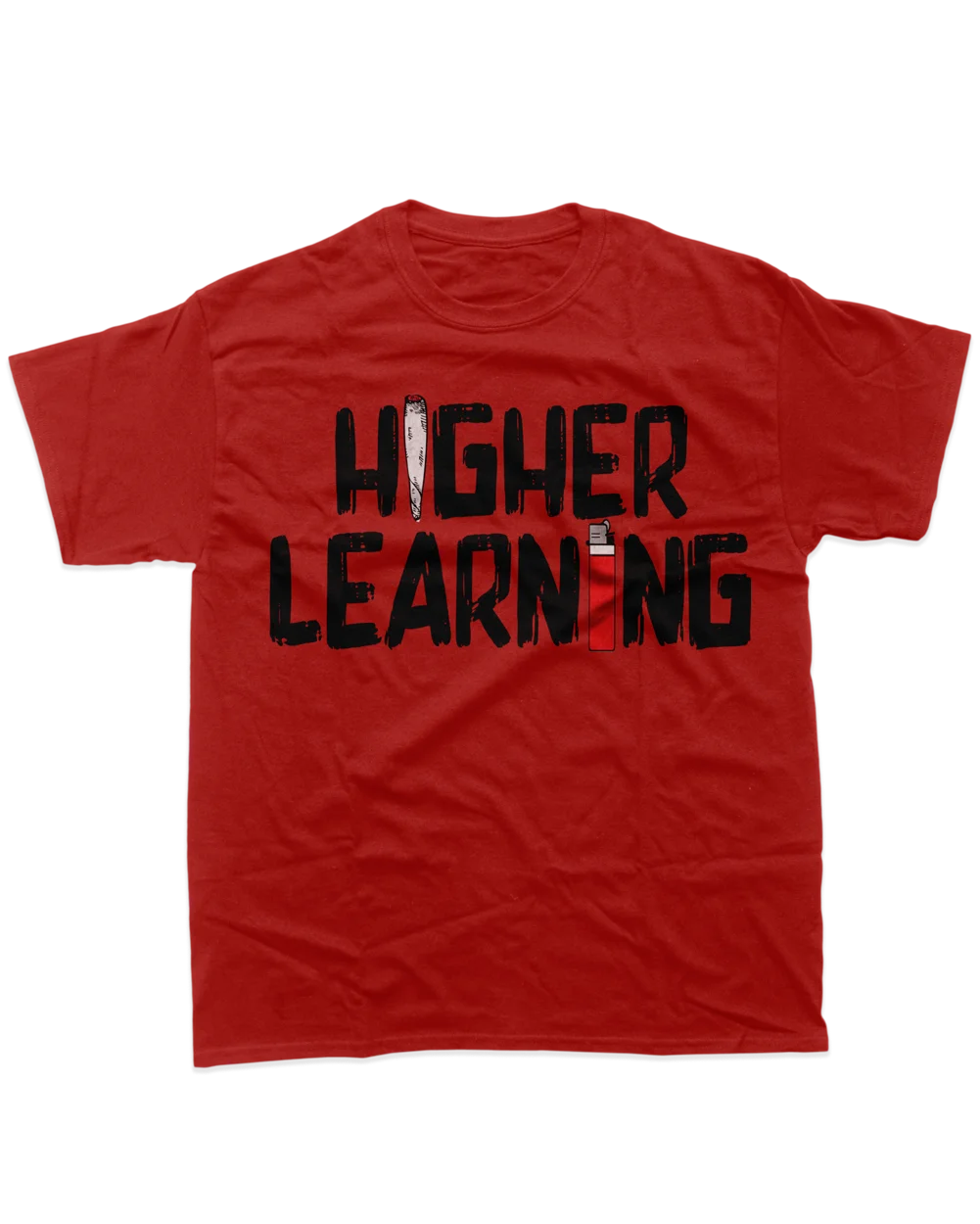 HIGHER LEARNING RED TEE product image (1)