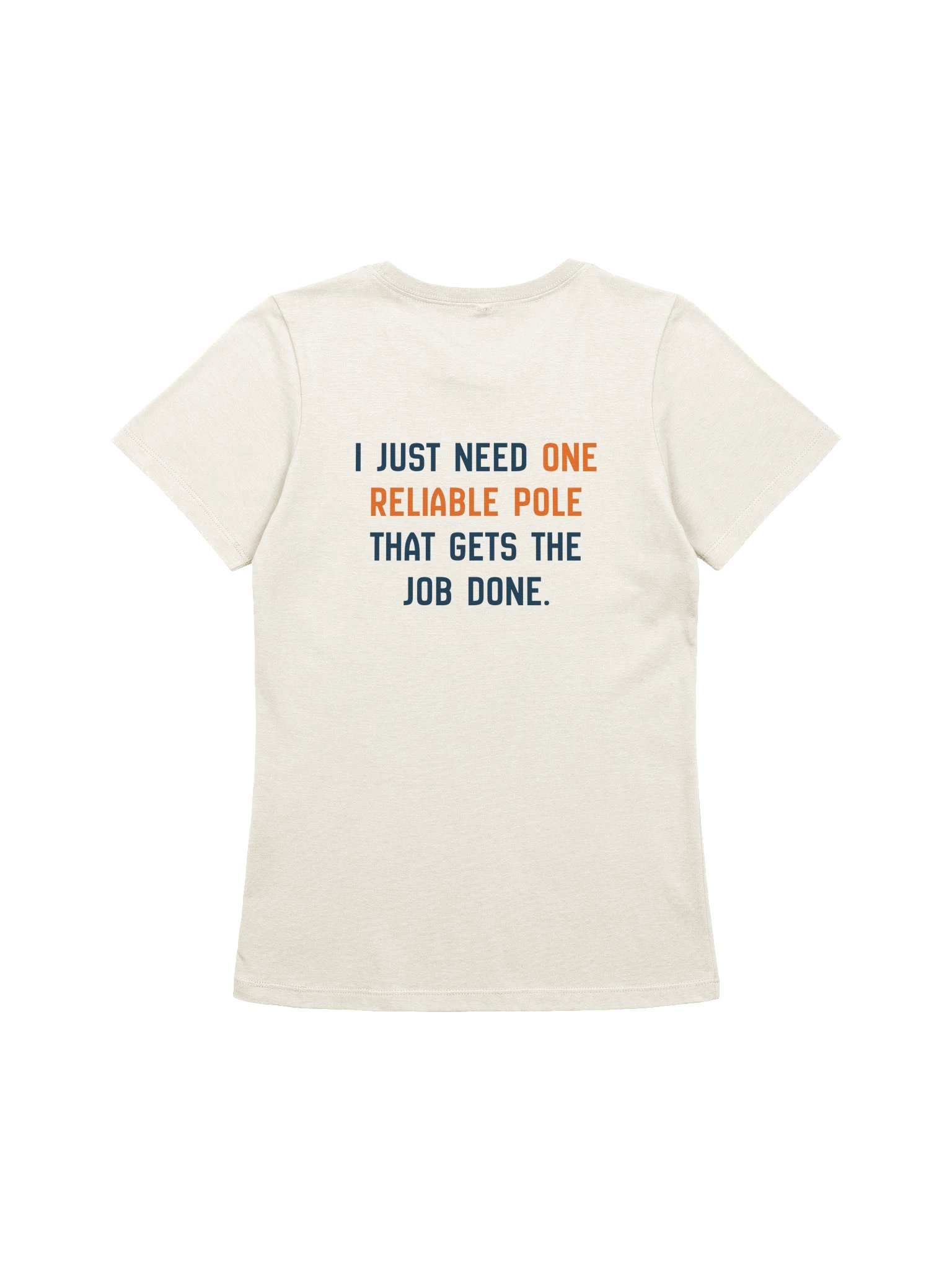One Reliable Pole Women's Relaxed Tee (Natural) product image (2)