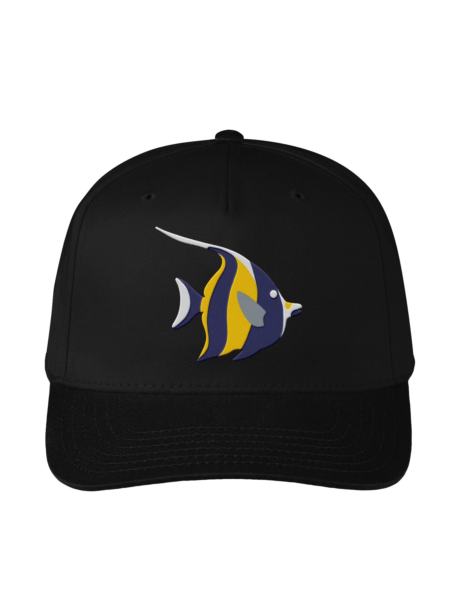 Moorish Idol(Version 2) Mid-Profile Baseball Cap (Embroidered) for Reef and Marine Aquarium Lovers product image (1)