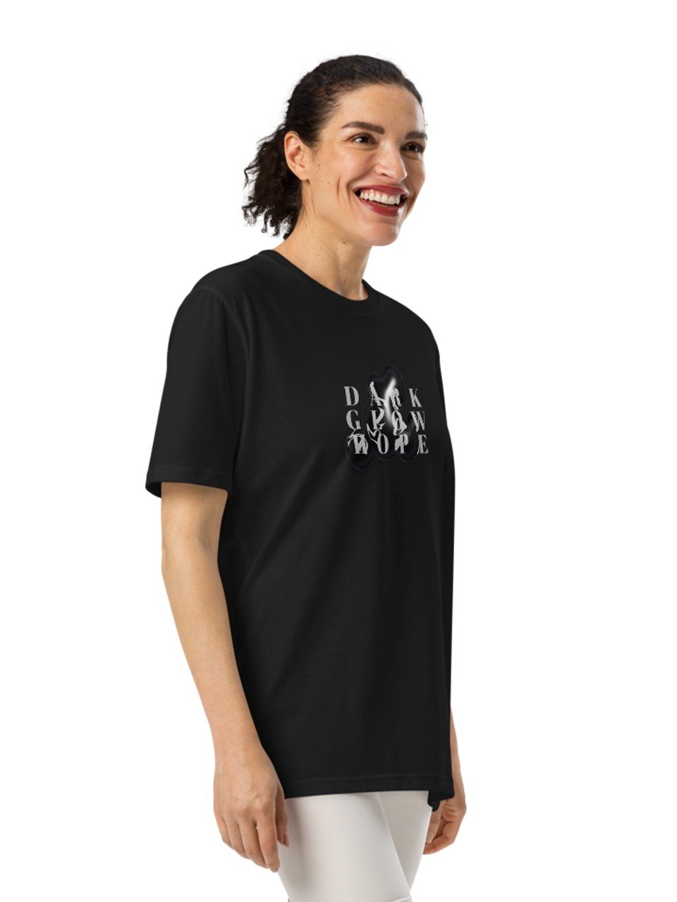 Dark Glow Hope – Under Armour® Premium Black T-Shirt product image (2)