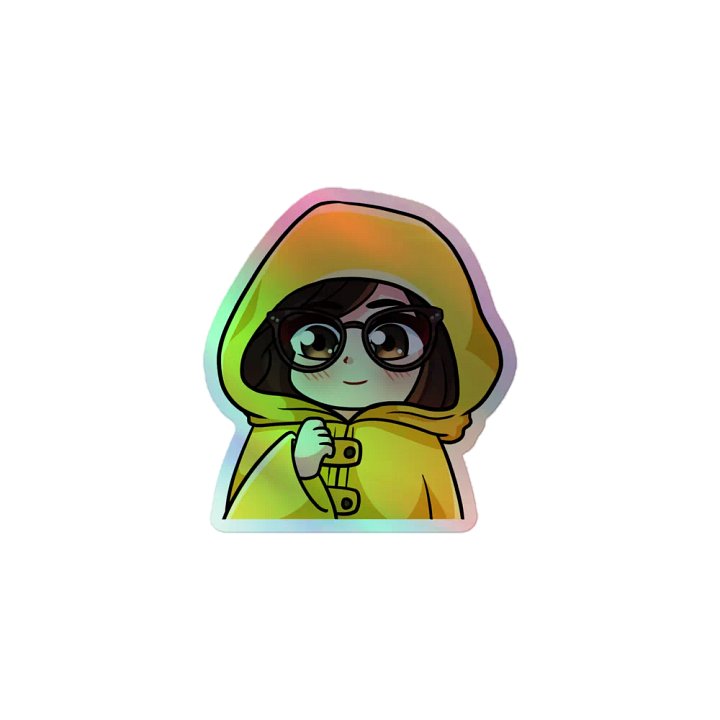 Raincoat Kiss-cut Holo Sticker product image (1)