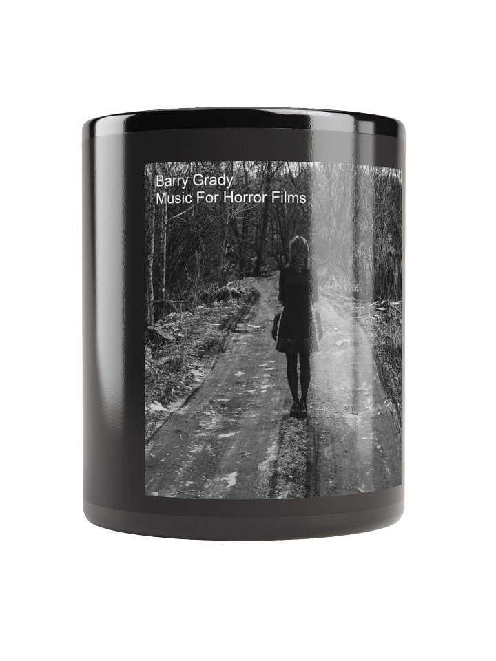 'Music For Horror Films' Black Glossy Mug product image (1)
