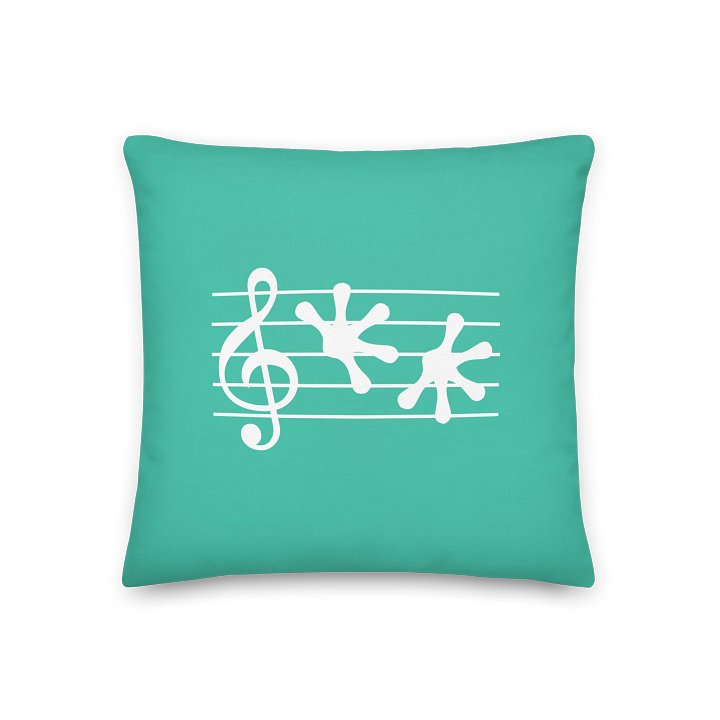 Gecko Tracks Pillow - Blue-green product image (1)