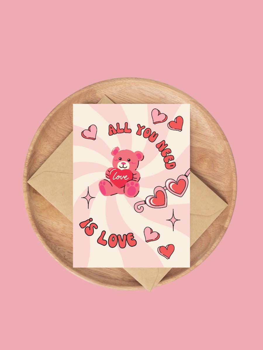 Valentines Day Card, Printable Valentines Day Card, Card for him her husband boyfriend girlfriend, Happy Valenntines Day, product image (3)