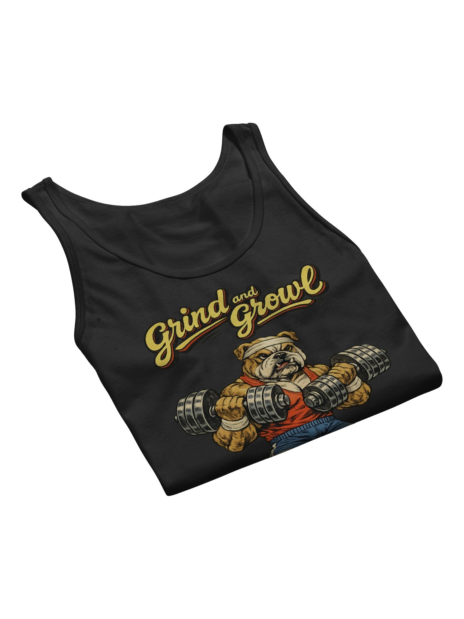 Muscle Bulldog Grind Tank product image (7)