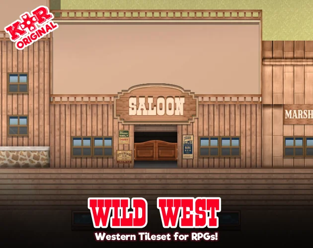 KR Wild West Tileset for RPGs product image (1)