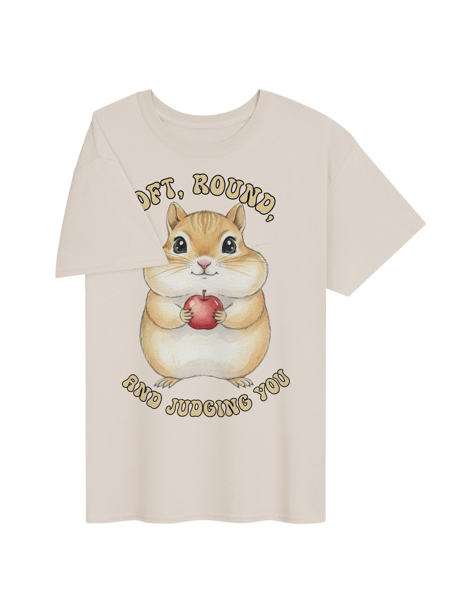 Soft, Round, and Judging You Hamster Tee product image (21)