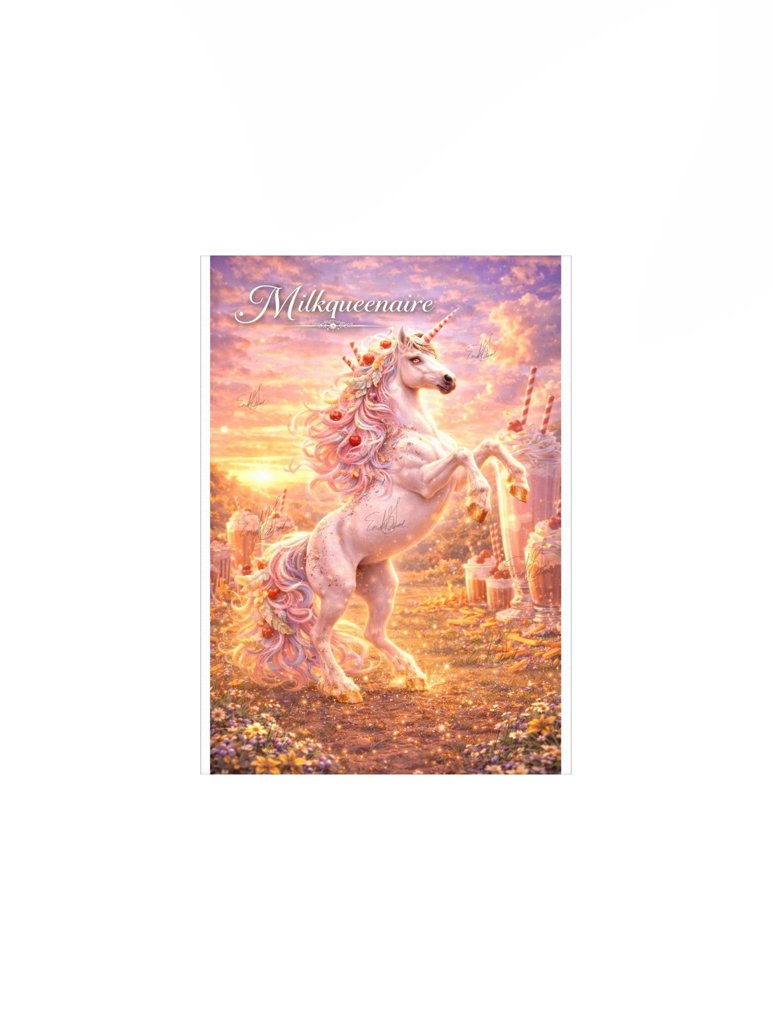 Milkqueenaire — Foodie Unicorn Poster product image (1)