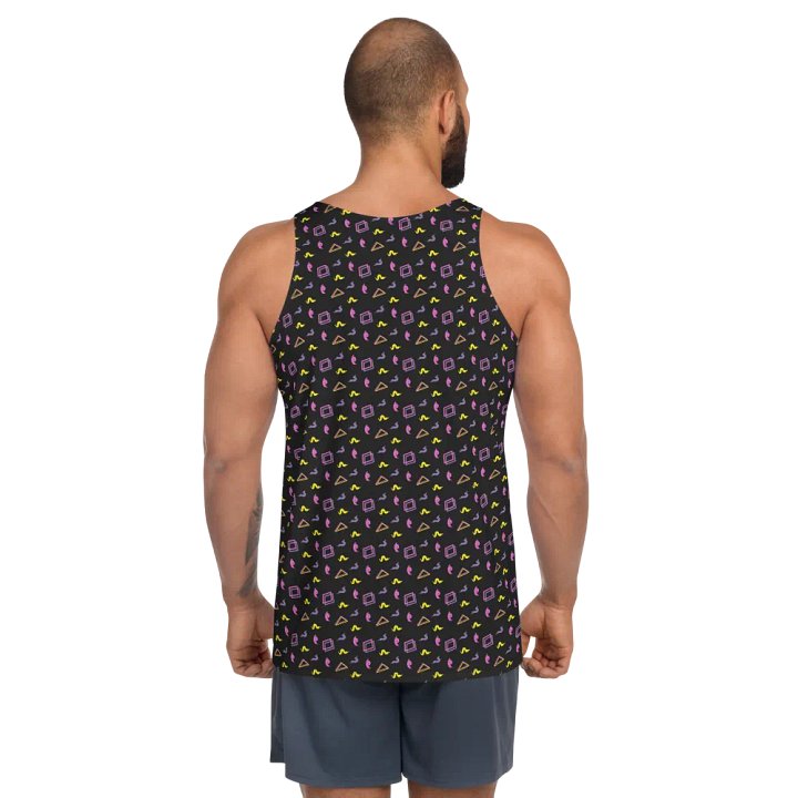 Oh Worm? black pattern tank top product image (2)