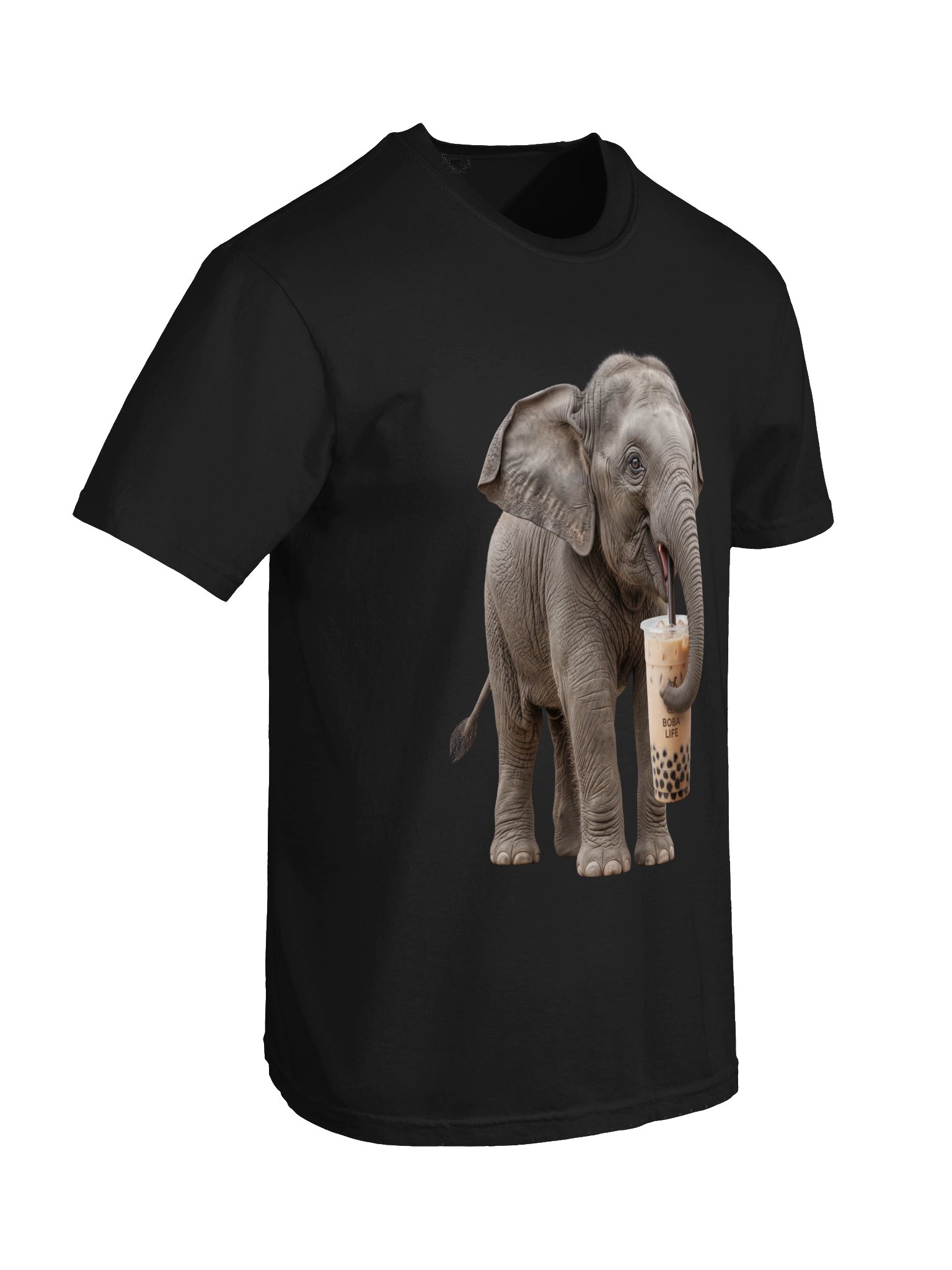 Boba Life Elephant Shirt - Cute Bubble Tea T-Shirt product image (77)