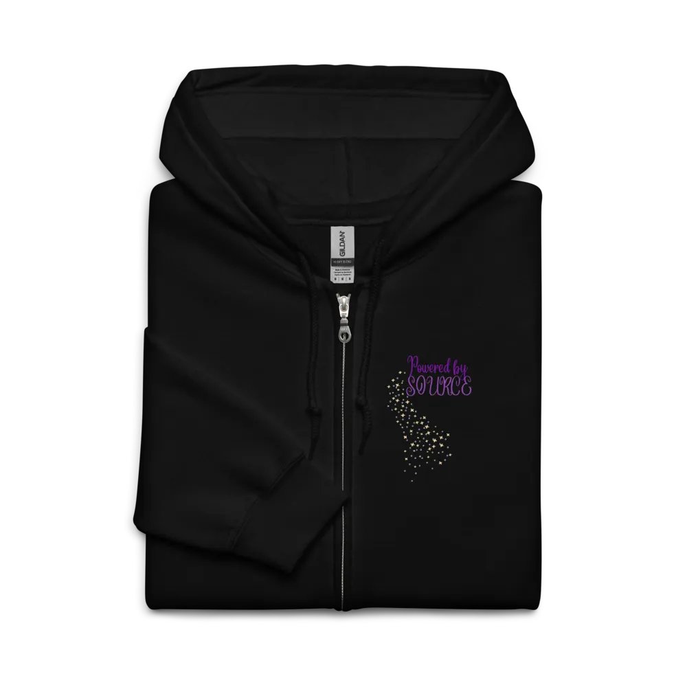 Powered by SOURCE Zip Hoodie product image (6)