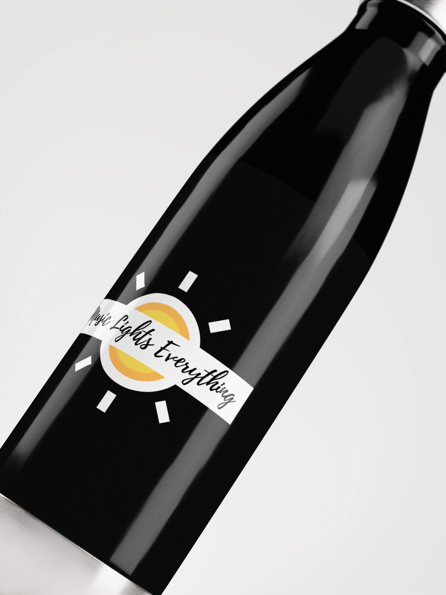 MUSIC LIGHTS EVERYTHING Stainless Steel Water Bottle product image (5)