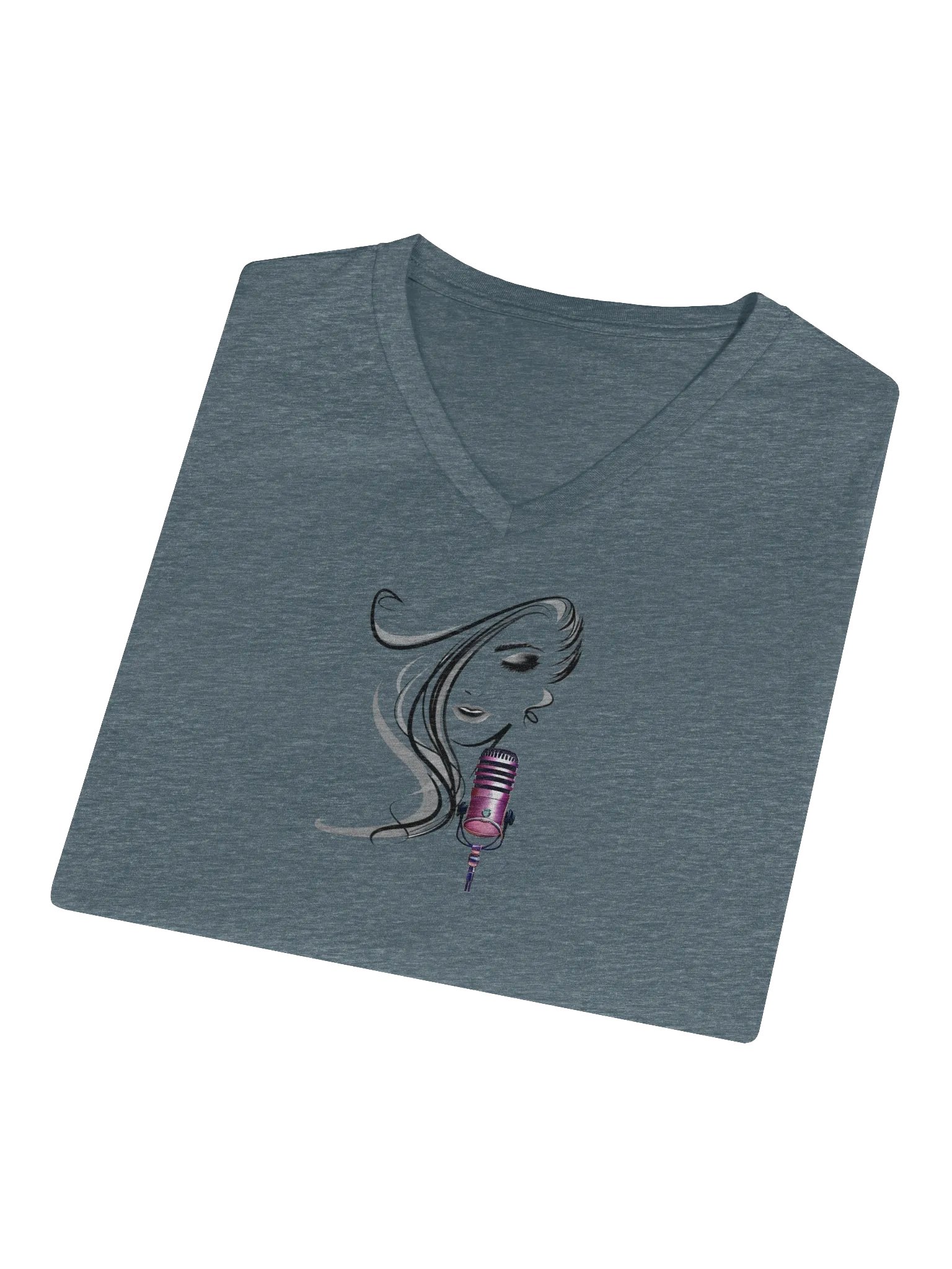 Mic Time V-Neck Tee product image (5)