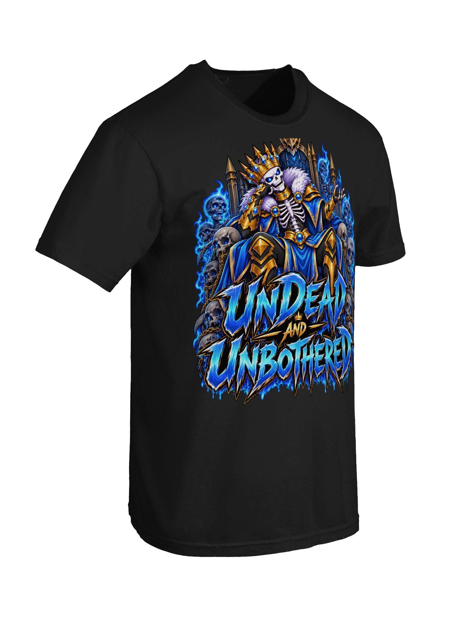 Undead And Unbothered Tee (Blue) product image (10)