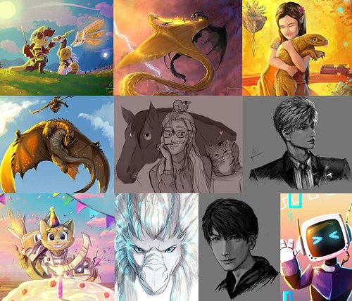 Artist VS Art 2025 
Finally, I got around to doing one of these. I seemed to use lots of warm colors this past year and lots ...