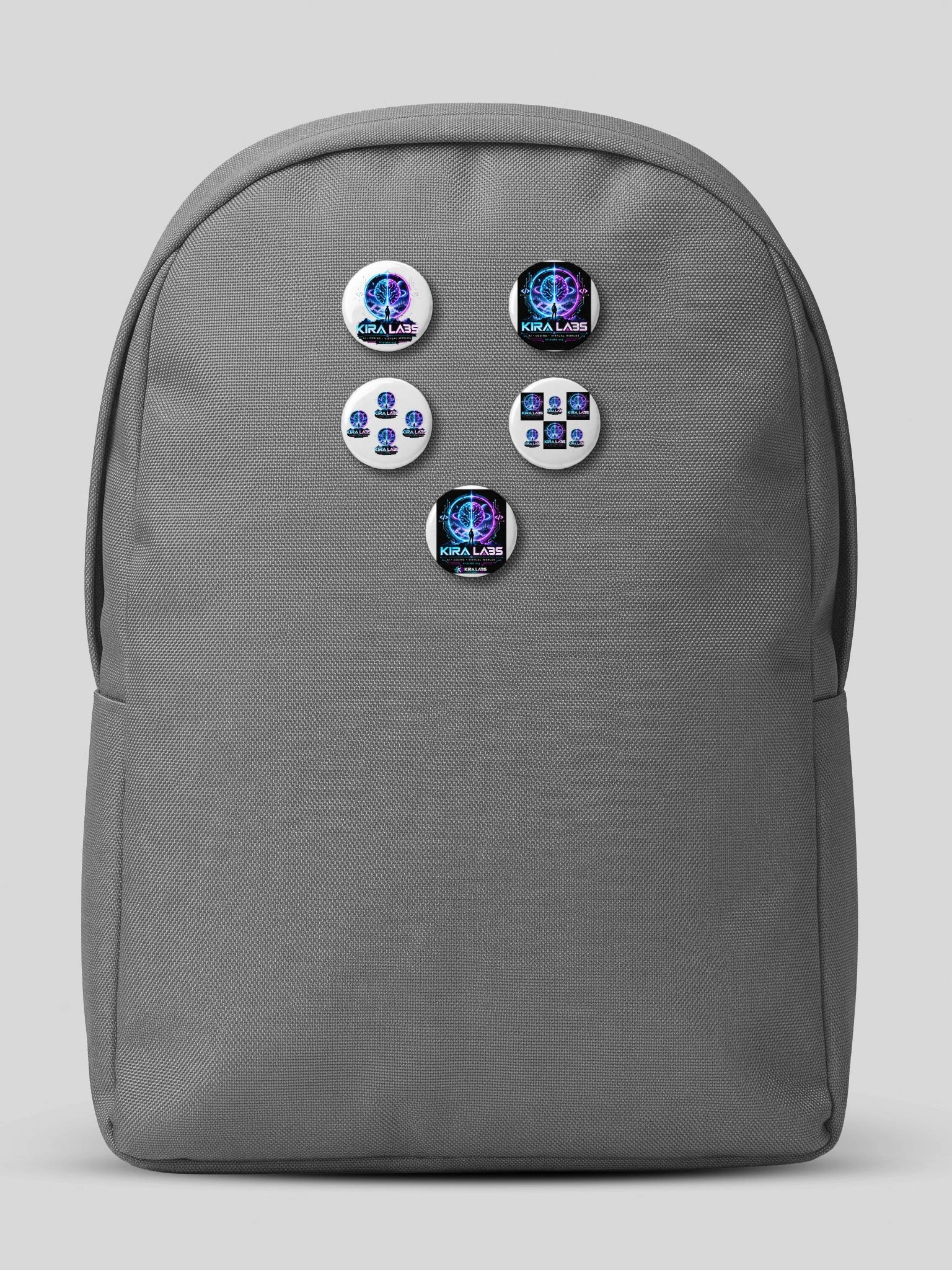 Kira Labs AI Coding Virtual Worlds Button Pin Set product image (12)