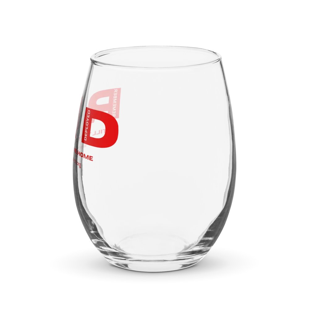 Remember Everyone Deployed Stemless Wine Glass product image (4)