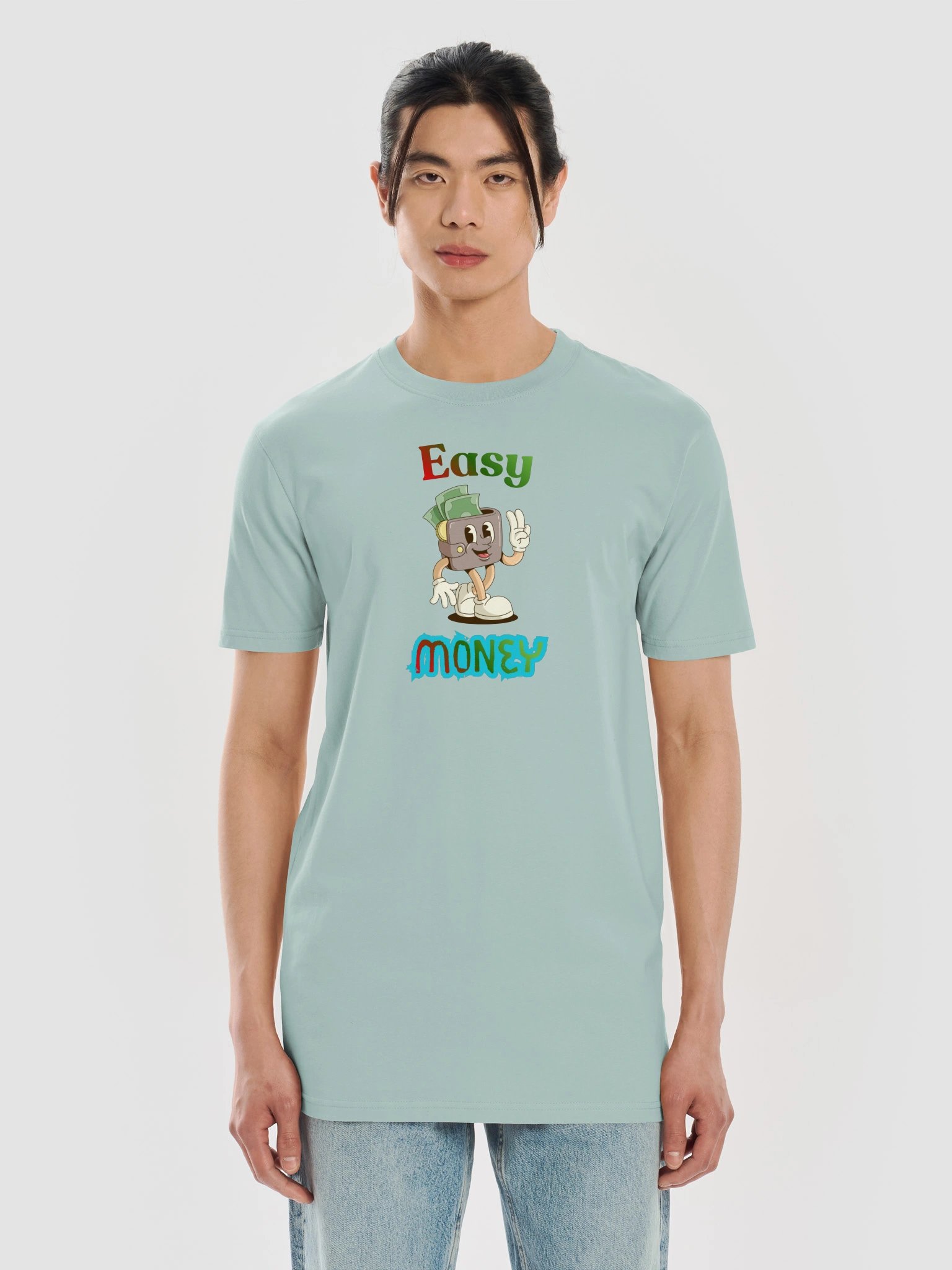 Easy Money Powder Blue Tee product image (9)