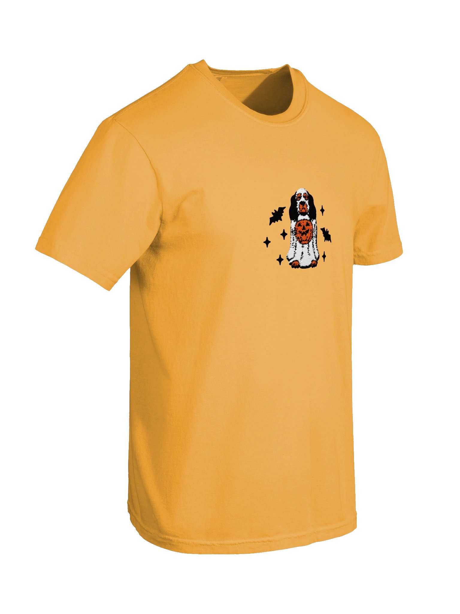 Halloween English Cocker Spaniel(Black & Tan) Embroidered T-Shirt product image (9)