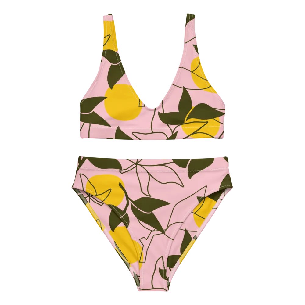 Citrus Burst High Waist Bikini Set product image (1)