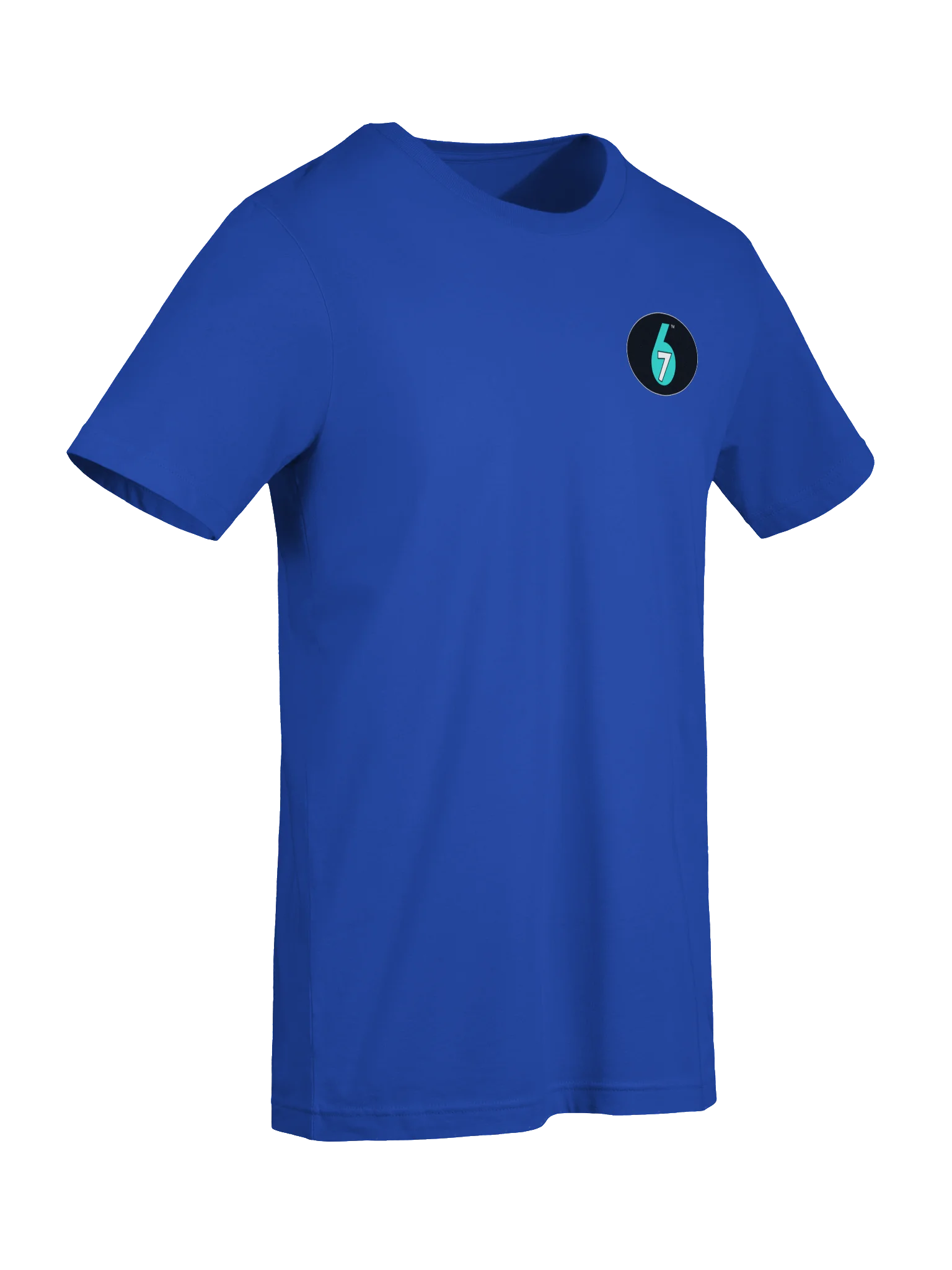 Blue t-shirt - hero logo on front product image (7)