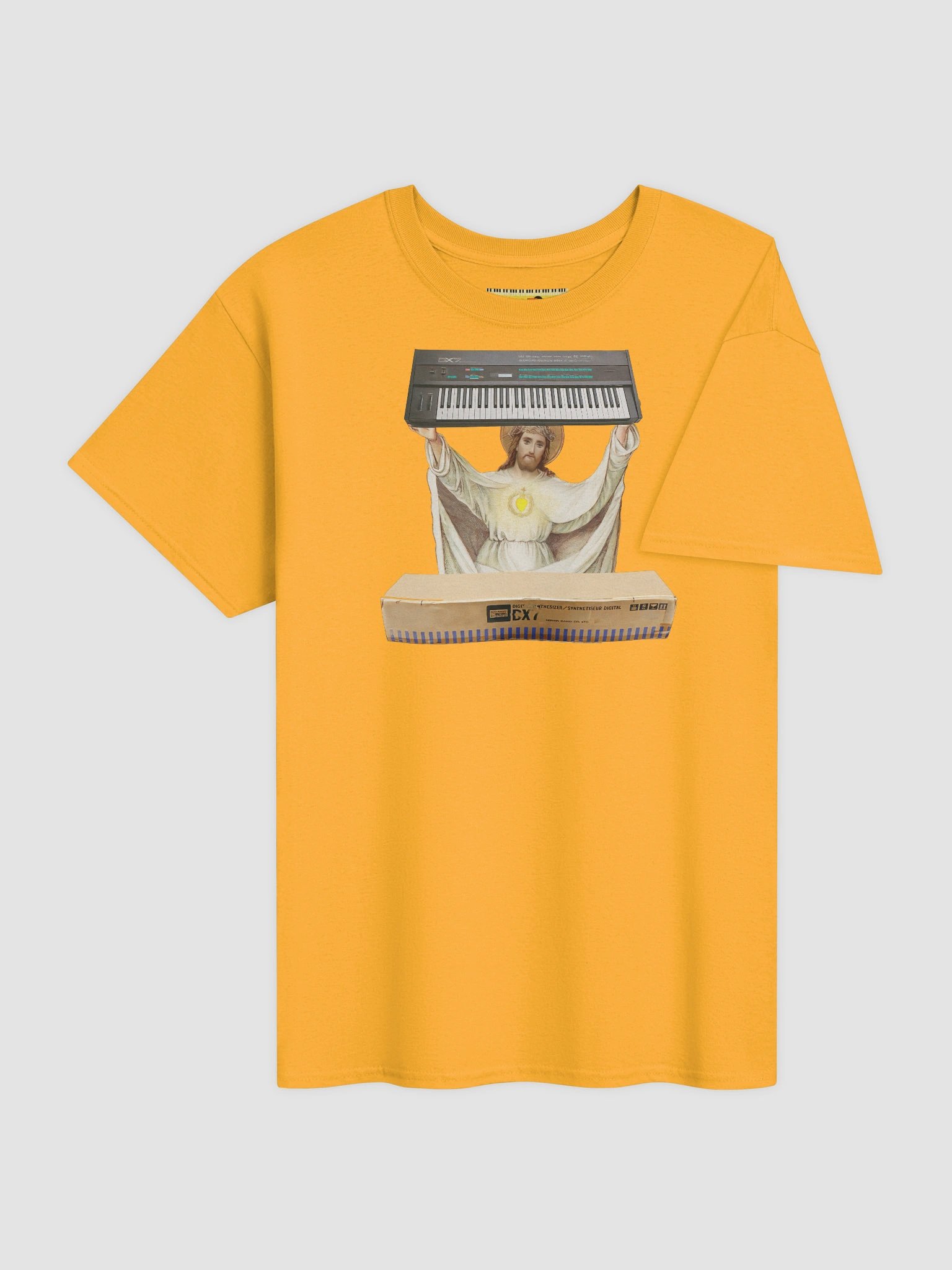 Lost in the Synth´s Faith (d-x-7 tribute ) by Frank Fonik, Techno EDM Unisex t-shirt product image (5)