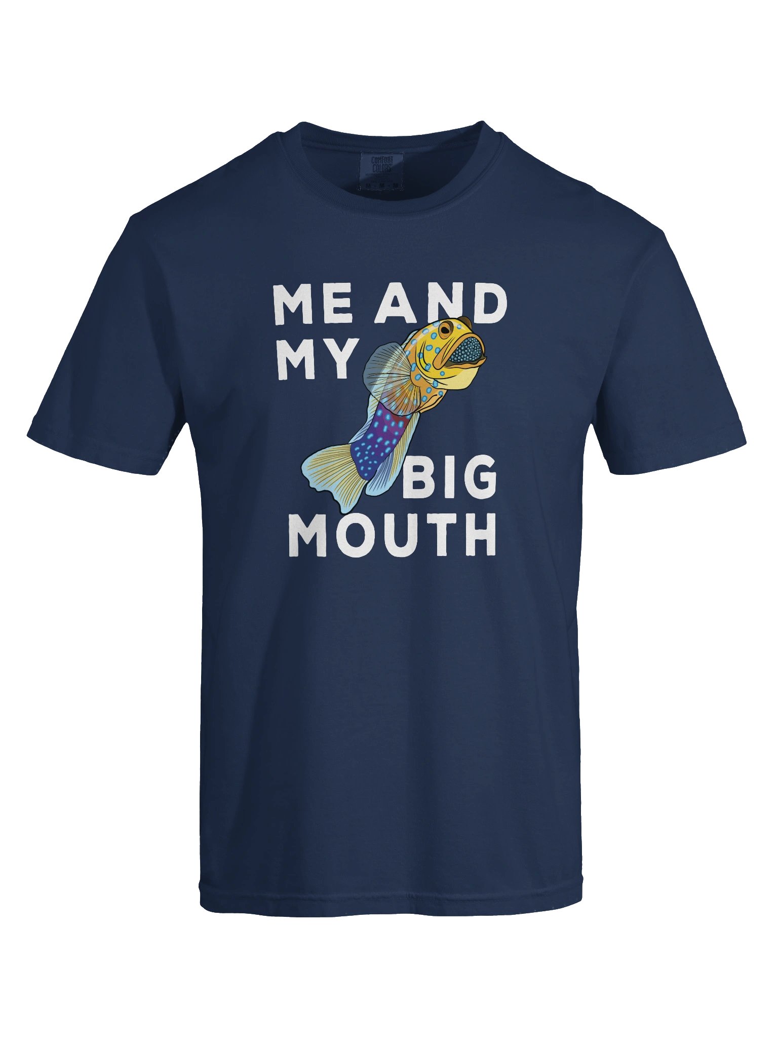 Me and My Big Mouth Blue-Spotted Jawfish T-Shirt for Reef Aquarium Lovers product image (9)