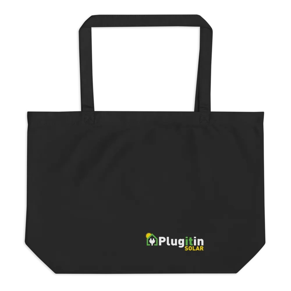 Plug It In Solar High-Quality Organic Cotton Tote product image (1)