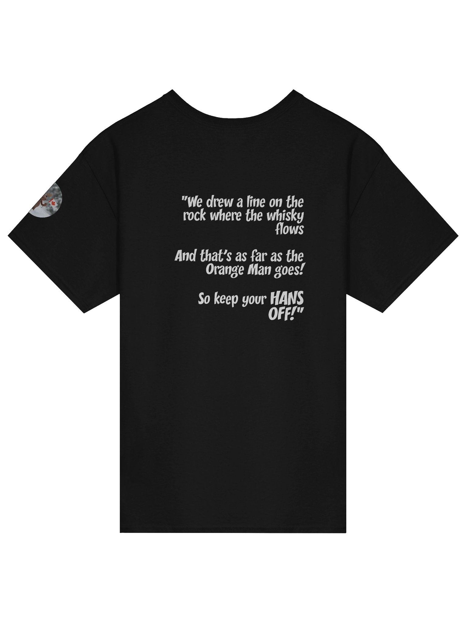 Operation: Hans Off! | Essential Character Tee (Black) product image (2)